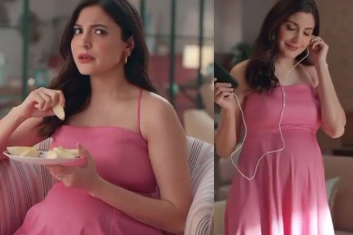 Mommy-to-be Anushka Sharma Looks Chic In A Pink Satin Midi Dress, Sets  Maternity Fashion Right