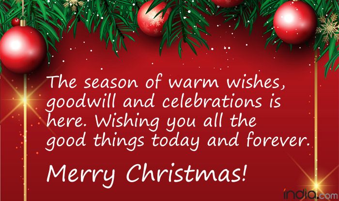 Christmas 2020: Merry Christmas Whatsapp Messages, Quotes, SMS, Images ...