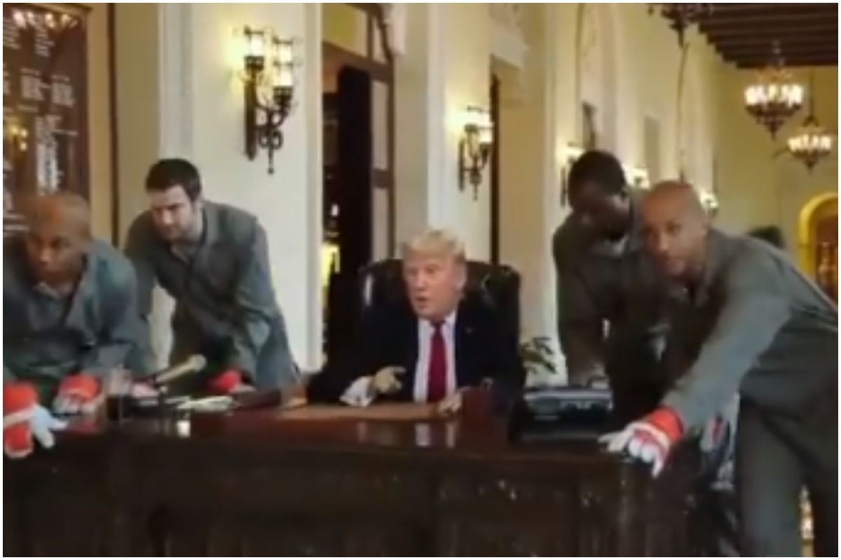 This Hilarious Spoof Video of Donald Trump Being Dragged Out of Oval Office Has Gone Viral | Seen It Yet?