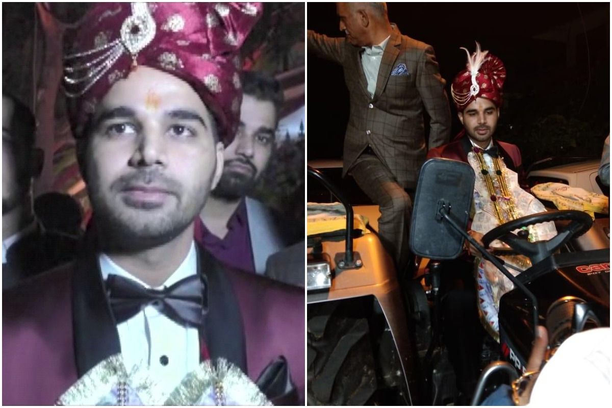 Haryana Groom Ditches Mercedes, Arrives For His Wedding on a Tractor to ...