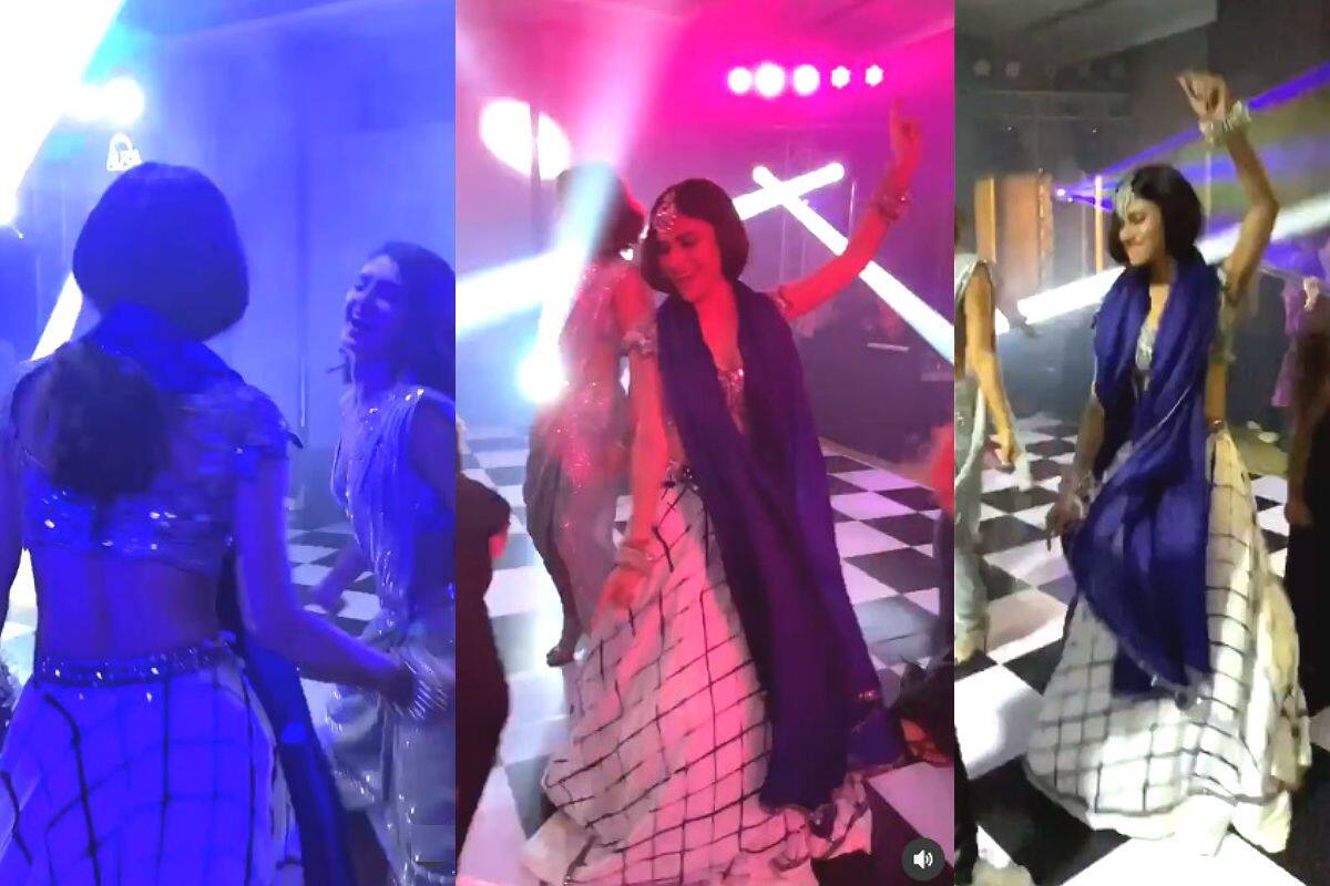 1200px x 800px - Mouni Roy Dances to Salman Khan's Song at Punit Pathak-Nidhi Moony Singh's  Wedding Reception â€“ Watch Viral Video | India.com