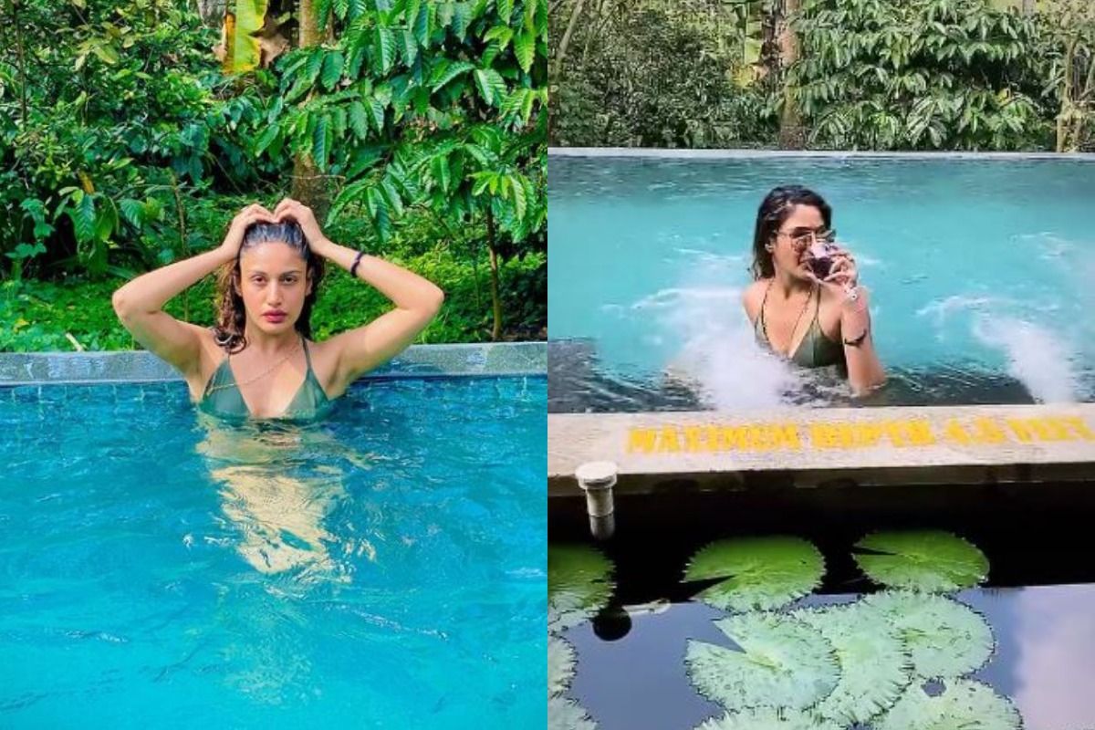 Surbhi Chandna Turns Up The Heat in Bikini As She Becomes Water Baby During  Vacay | India.com