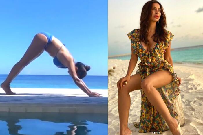 Sophie Choudry Does Yoga in a Bikini, Shares Sun-Kissed Pictures From Maldives - See Viral Photos