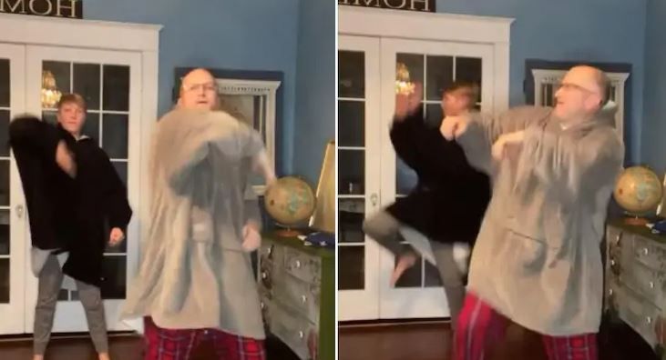 US Man Dances to 'O Betaji, O Babuji' With His Son, Adorable Video Will Drive Away Your Tuesday Blues | Watch