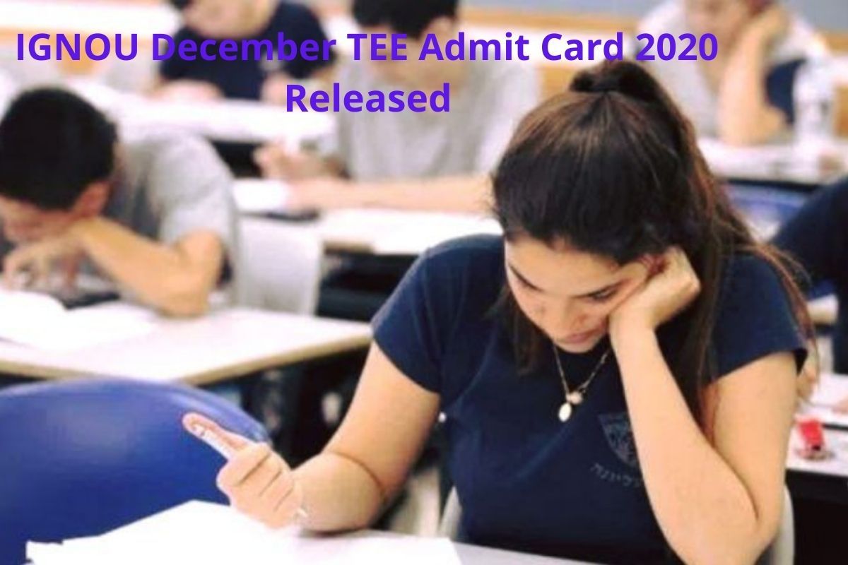 IGNOU December TEE Admit Card 2020