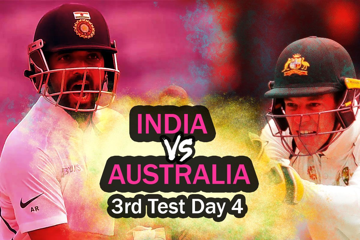 Australia Declare, India Need 407 to Win | Live Cricket ...