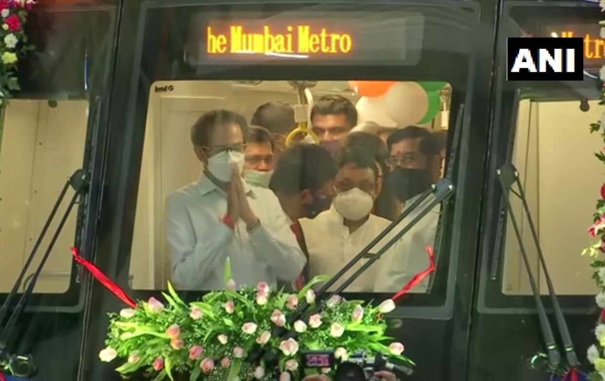 Maharashtra CM Unveils First Indigenous Metro Rake at Mumbai's Charkop Depot