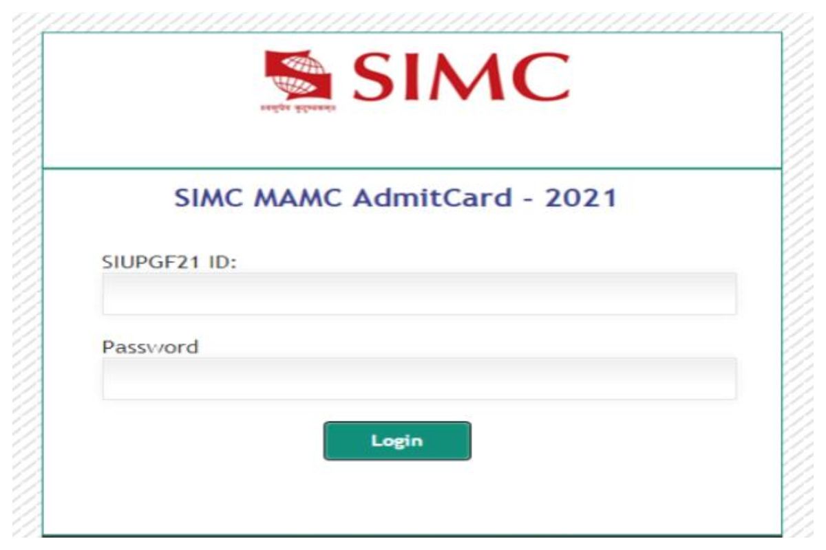 SIMC MA (MC) 2021 Admit Card Released, Download at simc.edu | Check Details Here