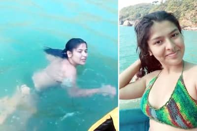 Taarak Mehta Ka Ooltah Chashmah Actor Nidhi Bhanushali Jumps Into Sea in  Stunning Bikini Look | WATCH | India.com