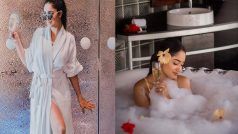 Tridha Choudhury Viral Bath Robe Pics During Bathing: नहाने से पहले त्रिधा चौधरी ने बाथ रोब में शैंपेन के साथ शेयर की बोल्ड फोटो, फिर मचा तहलका