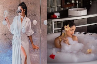 Tridha Choudhury Viral Bath Robe Pics During Bathing: नहाने से पहले त्रिधा चौधरी ने बाथ रोब में शैंपेन के साथ शेयर की बोल्ड फोटो, फिर मचा तहलका