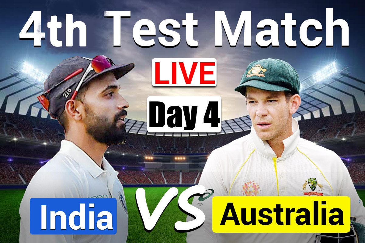 As It Happened India Vs Australia 4th Test Day 4 Gabba Brisbane Highlights Siraj Shardul Bowl