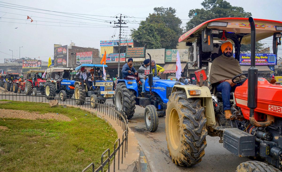 Delhi Traffic on 26th January Farmers Tractor rally