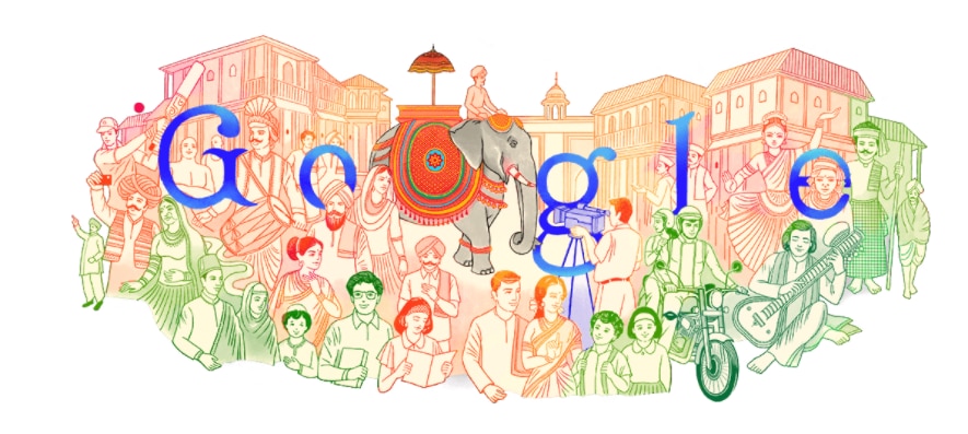 Google Doodle Celebrates India