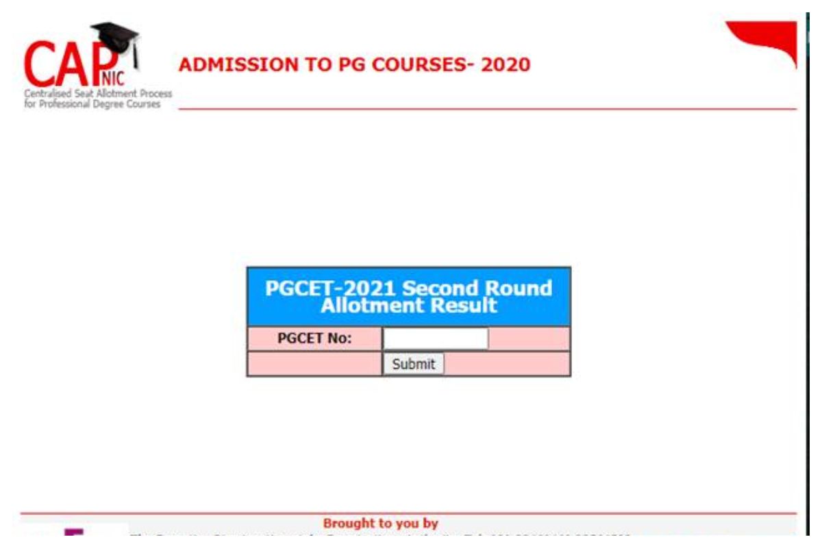 Karnataka PGCET Allotment Result 2020 Declared for 2nd Round at kea.kar.nic.in, Direct Link Here