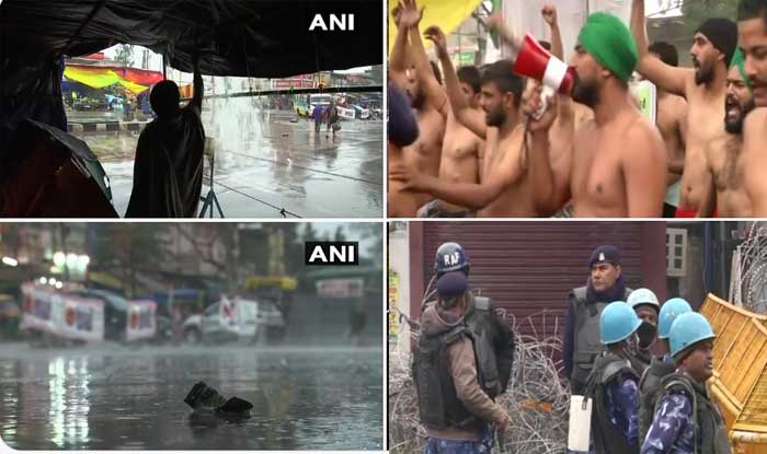 Farmers Protest: ठंड और बारिश के बीच 41 वें दिन अब भी दिल्ली के बॉर्डर पर डटे किसान, आंदोलनकारी खुले बदन प्रदर्शन करते आए नजर