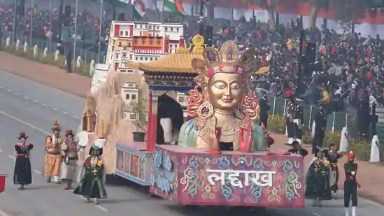 Ladakh's tableau will depict the iconic Thiksey Monastery located on top of a hill in Thikse in Leh district. (Photo: ANI)