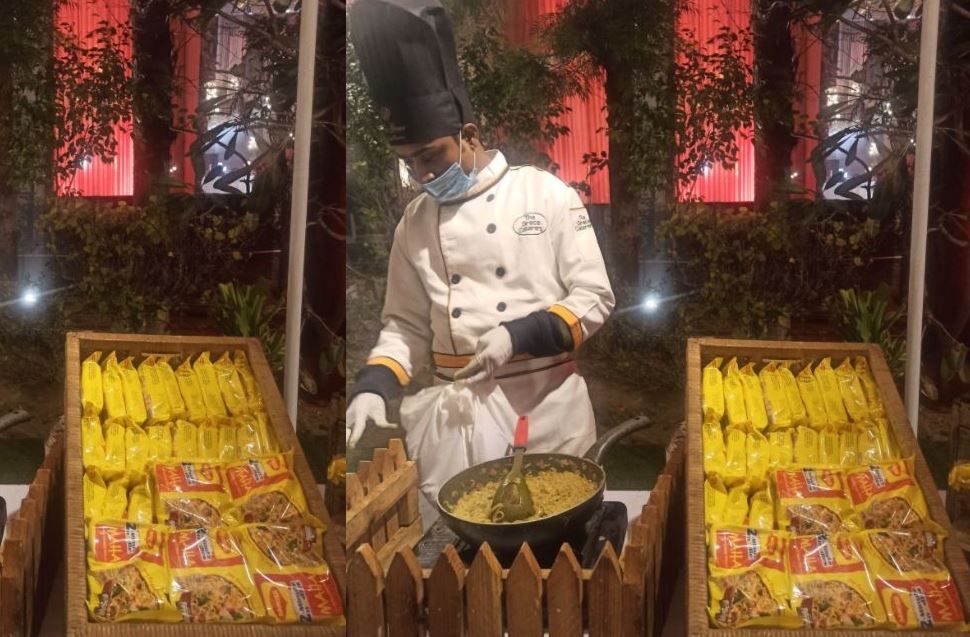 Your Favourite Maggi Makes Official Debut in Wedding Food Menu; Picture of Maggi Counter from Wedding Hall Goes Viral