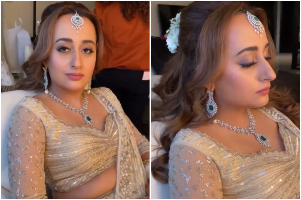 Natasha Dalal's Bridal Look Video: Manish Malhotra Lehenga, White Chooda, And Lot of Grace