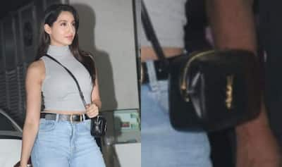 Nora Fatehi pairs her all-black casuals with Fendi bag worth Rs