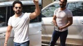 Varun Dhawan Thanks Paparazzi, Reaches Alibaug After His Bachelor Party in Mumbai - Watch Video