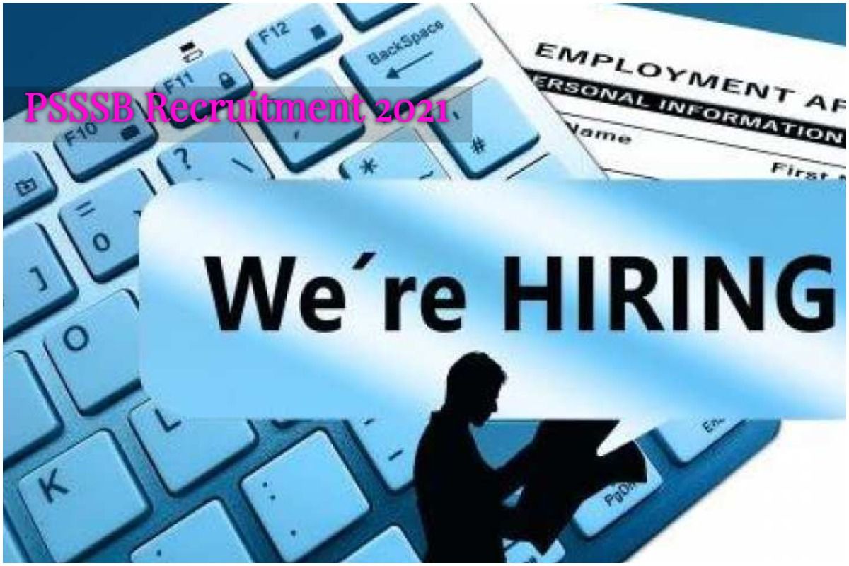 PSSSB Clerk Recruitment 2021: Apply Online For Job Vacancies in Punjab; Details Here