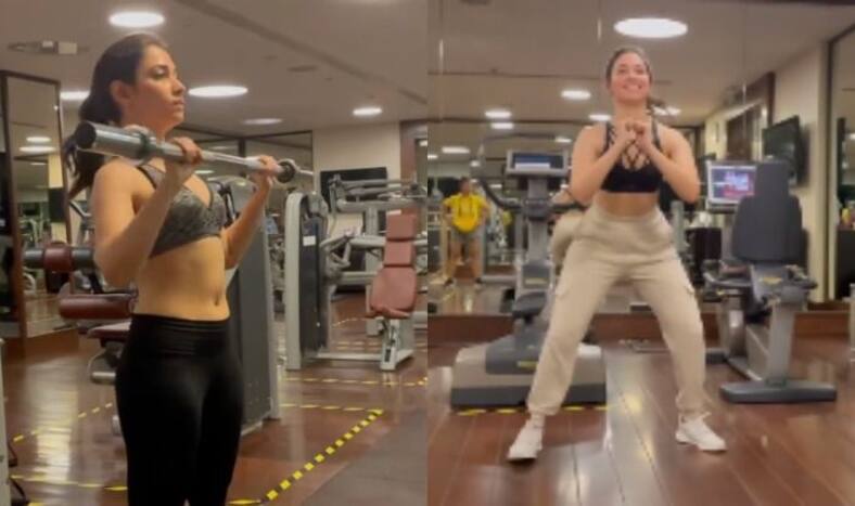 तमन्ना भाटिया का ये Workout Video है आपके लिए Monday Motivation, फिट बॉडी-परफेक्ट फिगर