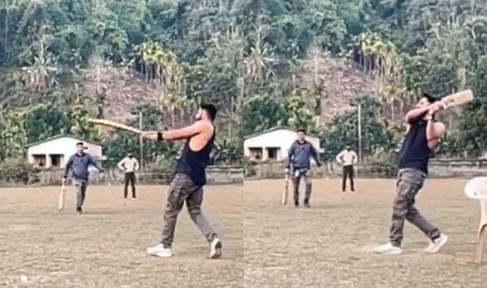 VIRAL VIDEO: और ये लगा छक्का! आयुष्मान खुराना के इस शॉट की हो रही है तारीफ, 'चीयरलीडर्स' भी मौजूद