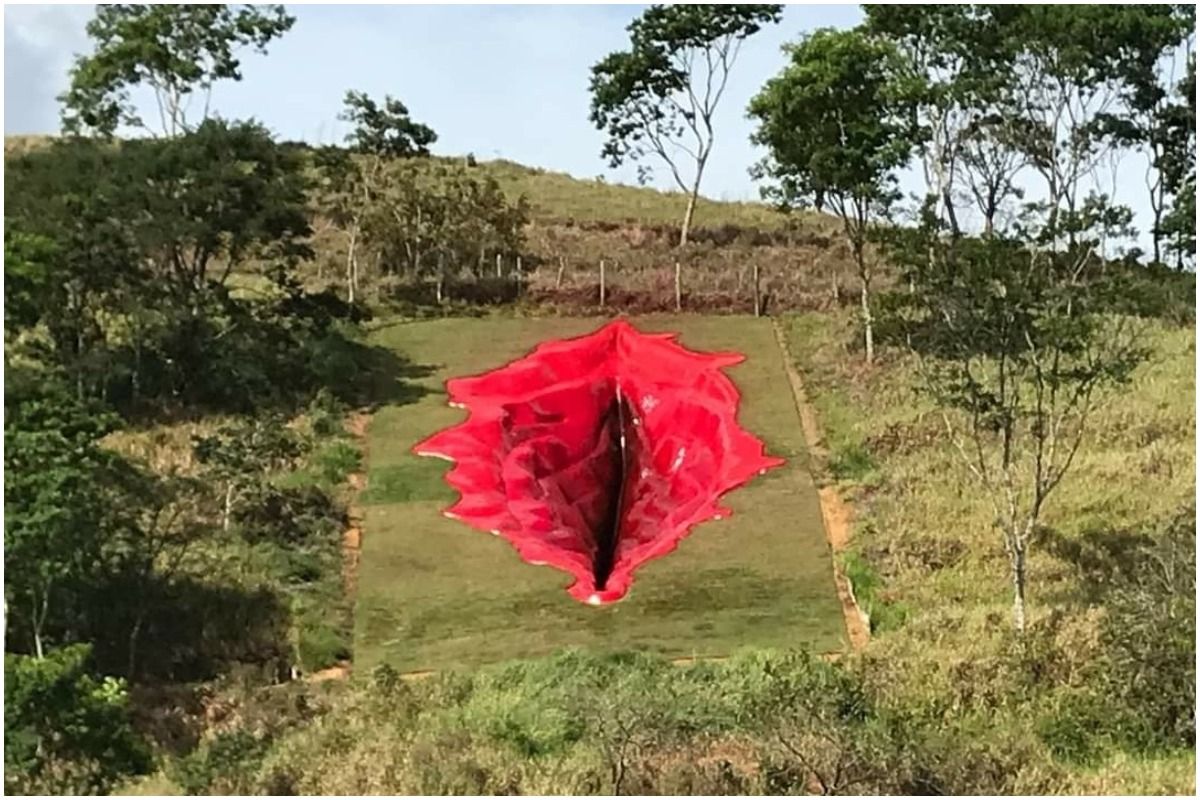 Visual Artist Creates 33-Metre Vagina Sculpture in Brazil, Sparks Controversy