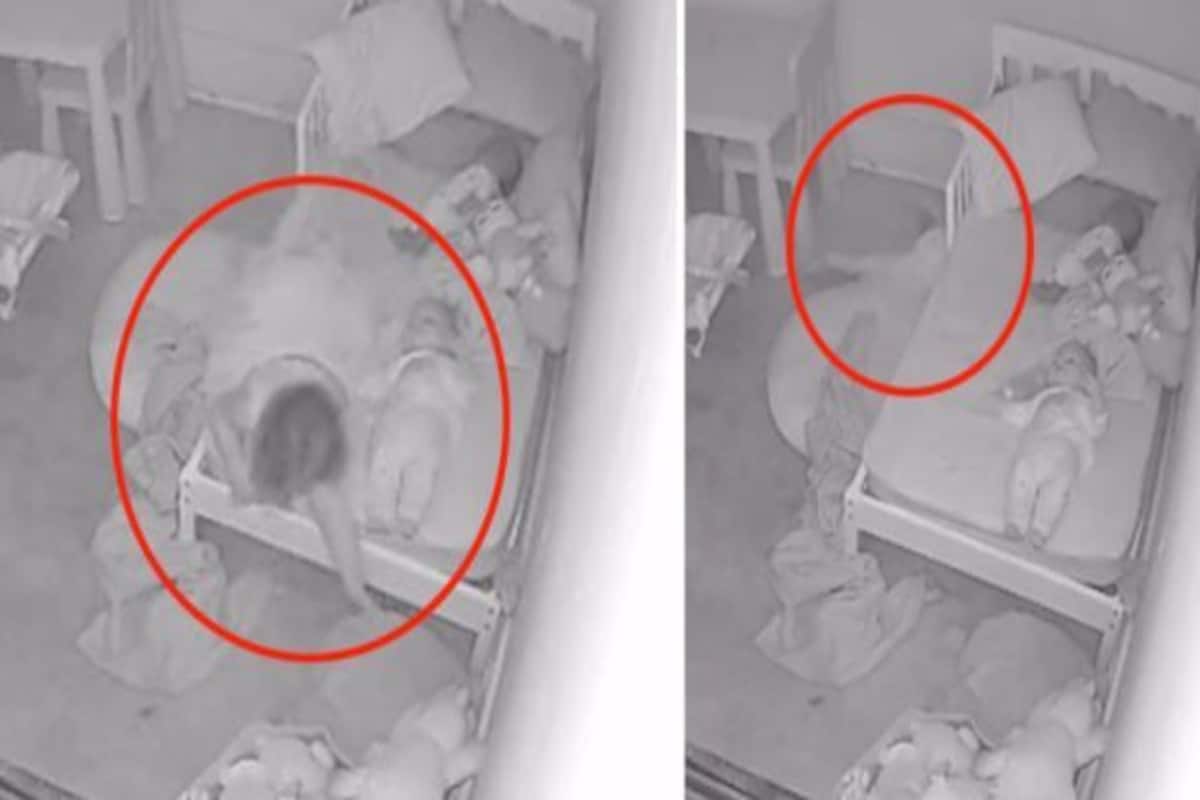 Ghost Video Baby Gets Pulled Under The Bed By Ghost Dad Shares Horrifying Footage Watch Ghost Video Baby Gets Pulled Under The Bed By Ghost Dad Shares Horrifying Footage Watch