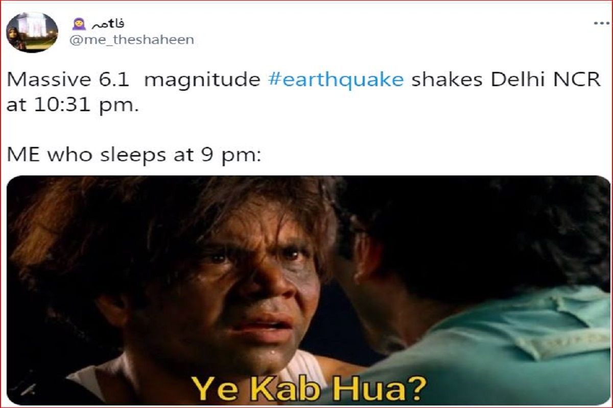 Netizens Flood Internet With Memes After Earthquake Rocks Delhi-NCR | Check Some of The Best Ones Compiled Here