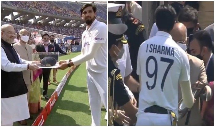 WATCH: President Ramnath Kovind, Home Minister Amit Shah Felicitate Ishant Sharma on 100th Test at Motera