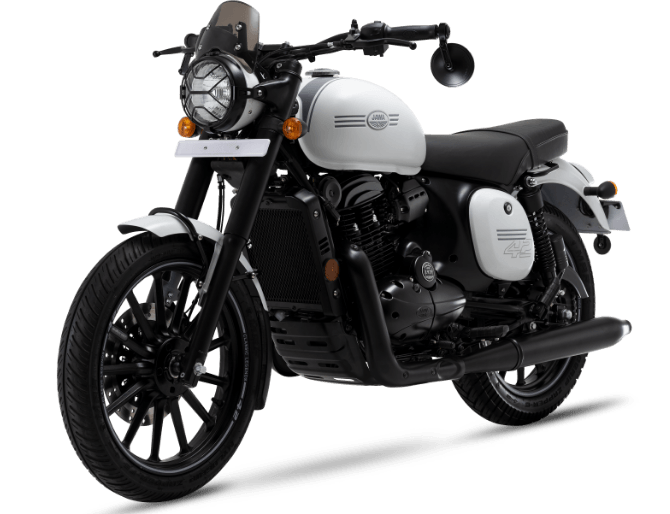 Jawa forty two on road online price