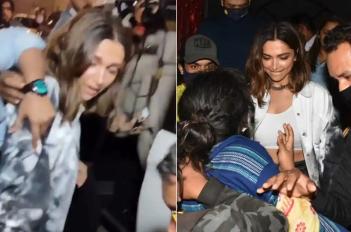 Deepika Padukone’s Latest Video Goes Viral, Actor Gets Mobbed as Woman Tries to Pull Her Bag