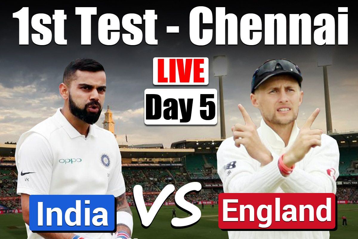 cricket 1st test india vs england