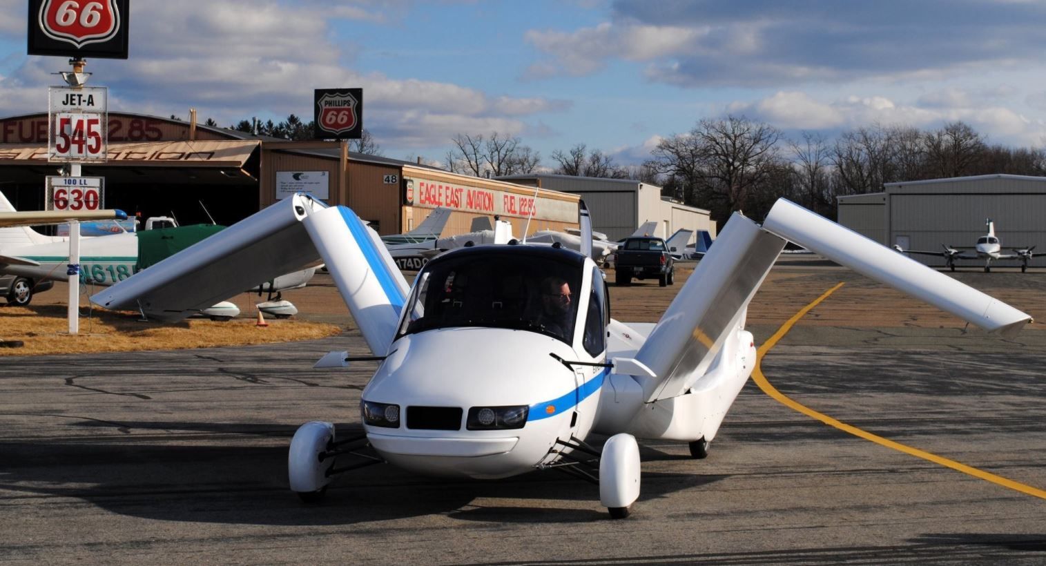 world's first flying car video