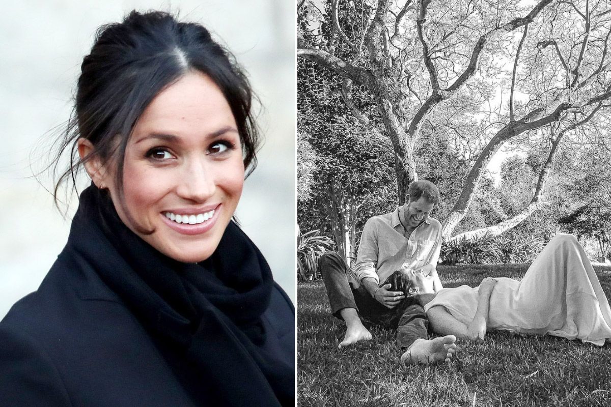 How Meghan Markle Used Her Pregnancy Announcement Picture to Promote ...