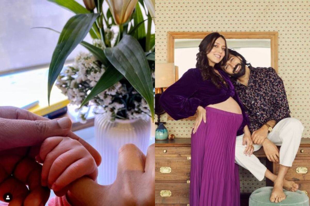 Nakuul Mehta- Jankee Welcome Baby Boy, Share First Photo of Them Holding  Tiny Hand, image size:1200x800