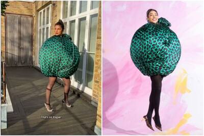 priyanka chopra green ball dress Priyanka Chopra dazzles in a metallic green dress by @maisonvalentino while arriving at the 2023 DKMS Gala in NYC. #PriyankaChopra Photos: Getty