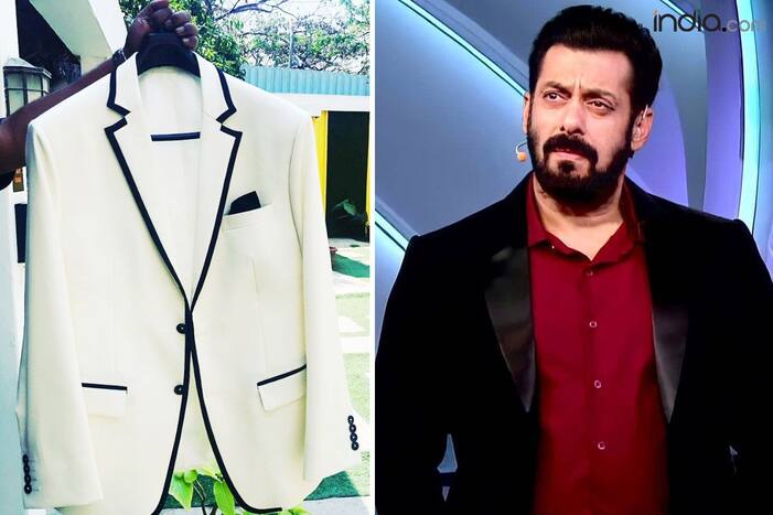 Salman Khan Looks Dapper in a Monochrome Suit For Bigg Boss 14 Grand Finale