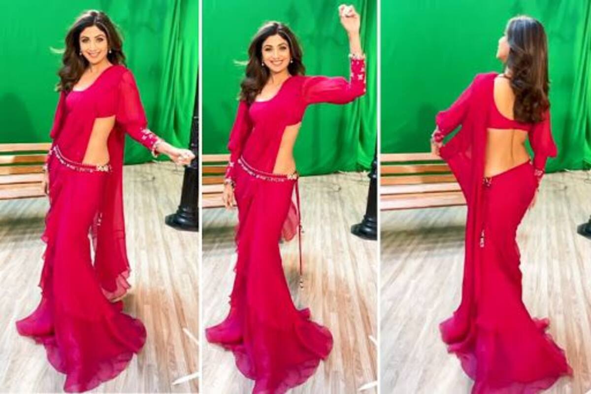 Shilpa Shetty Hot Sex Video - Shilpa Shetty Ravishing Photos in Red Hot Saree Set Fashion Goals For  B-Town Divas