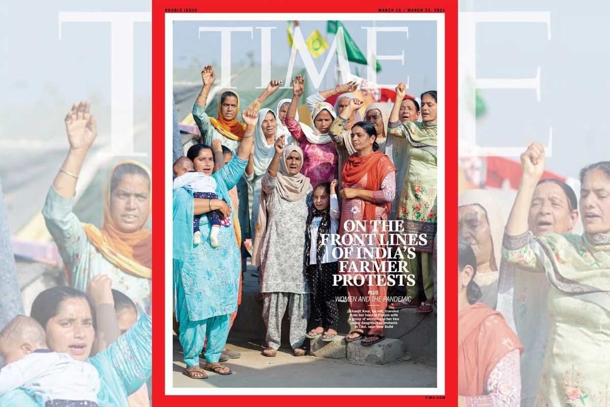 TIME magazine features women leading Indian farmers’ protest on cover