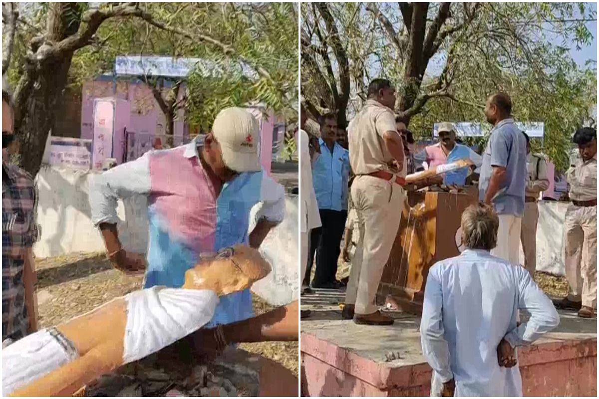 Mahatma Gandhi's Idol Vandalised in MP's Mandsaur