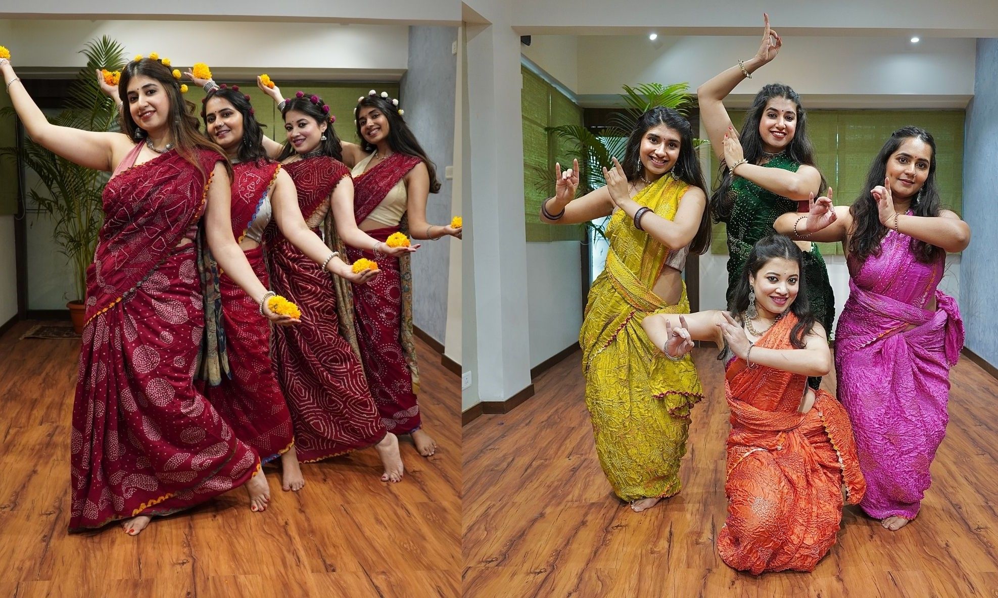 Premium Photo | Traditional beautiful indian young girls in saree posing on  white