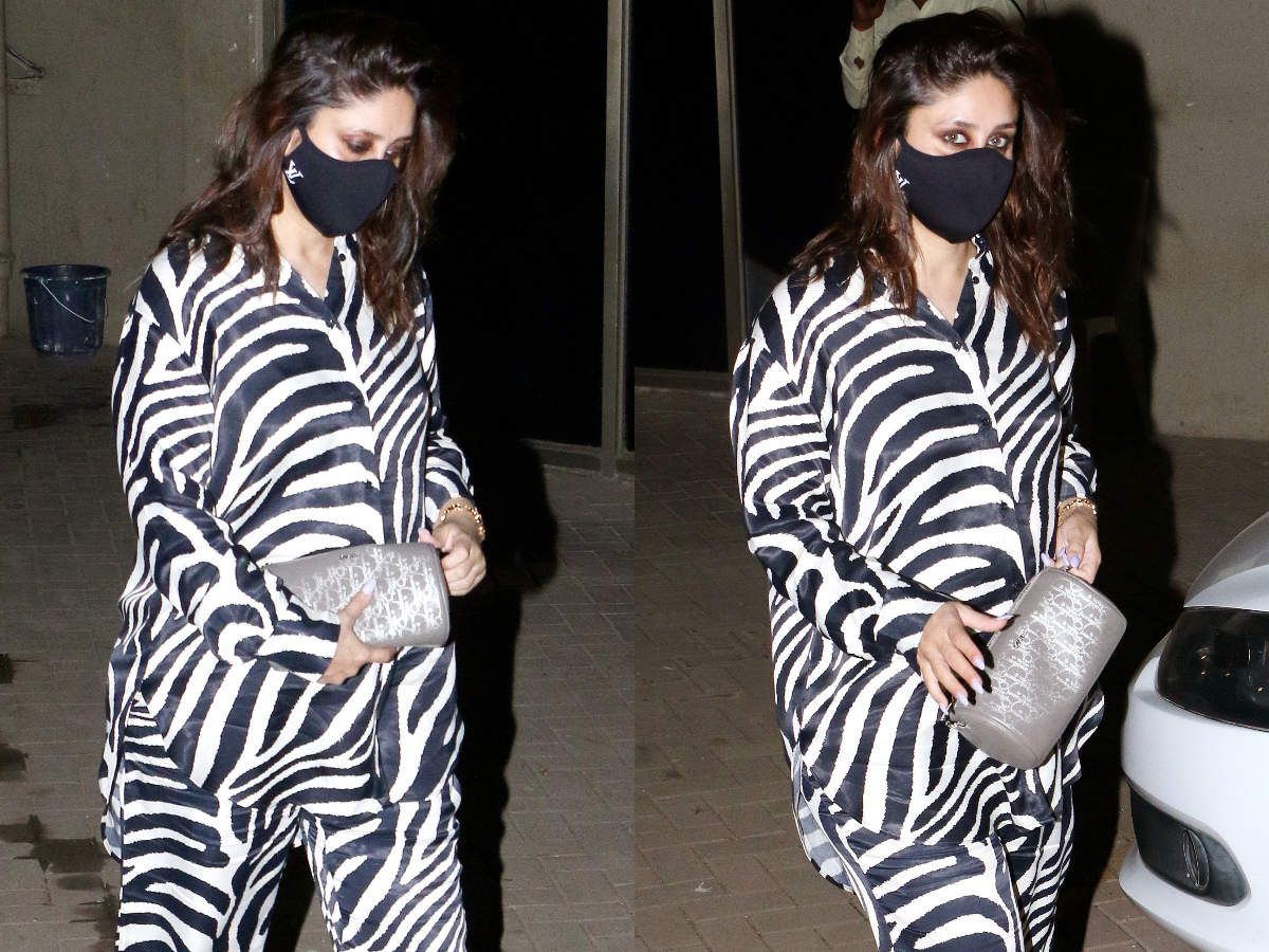 Kareena Kapoor Khan is The Coolest New Mom in Her Zebra-Printed Pajama Set  - Do You Like?