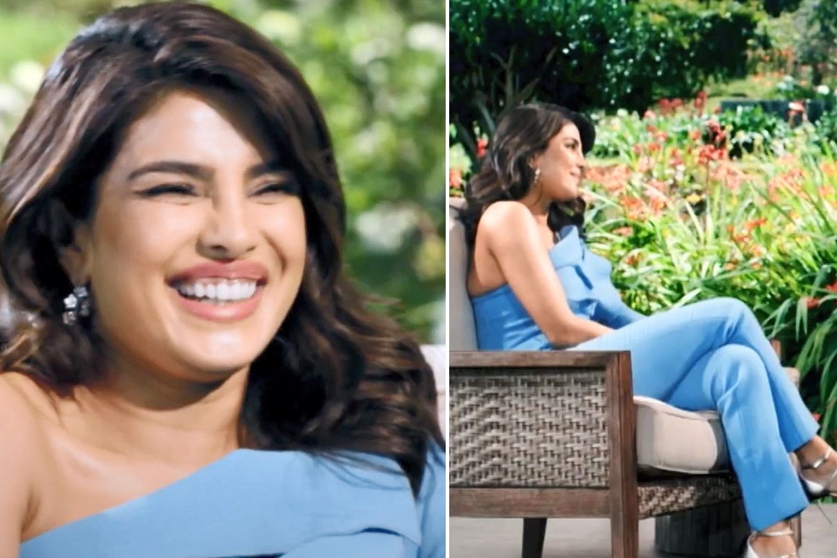 Priyanka Chopra Jonas Looks Exotic in Powder Blue Jumpsuit Worth Rs 1 Lakh For Oprah Winfrey Interview