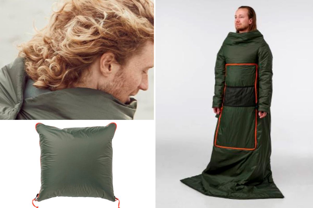 Bizarre Fashion Trend! Wearable Quilt That Transforms Into Pillow