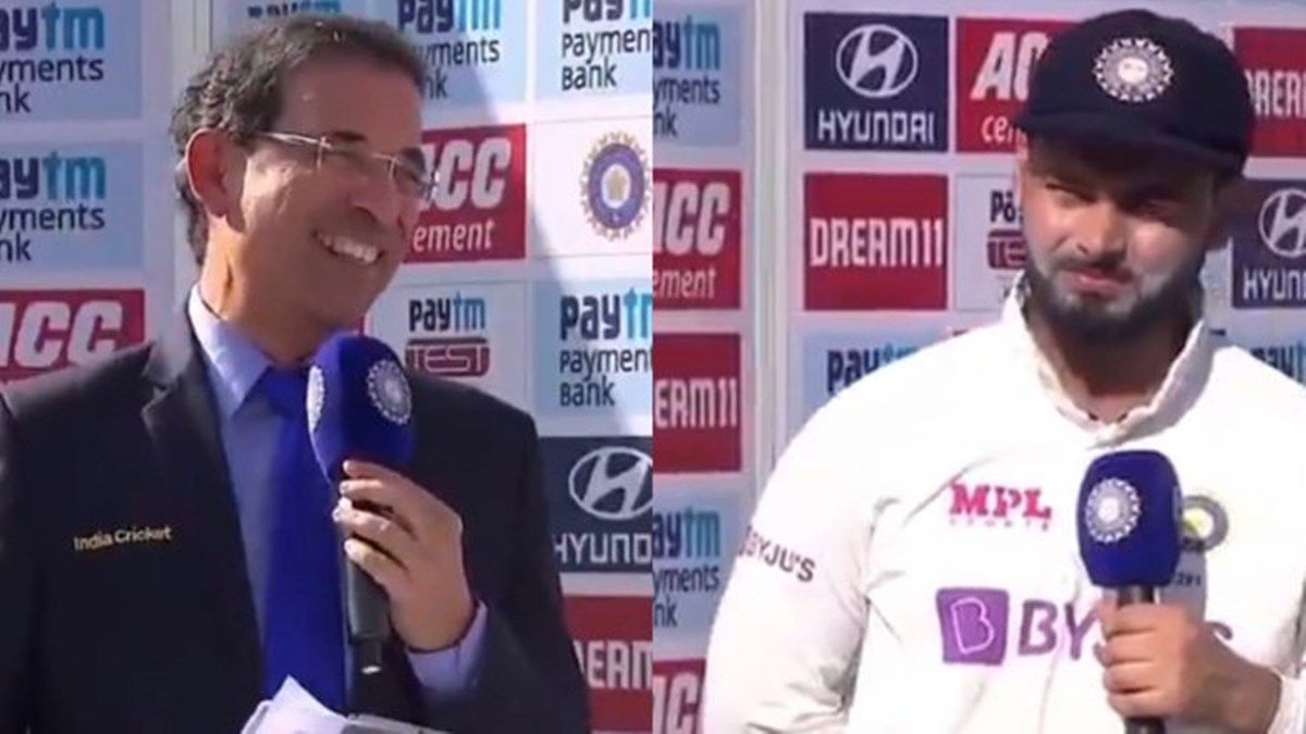 Rishabh Pant's Reply to Harsha Bhogle on Commentary Wins Huge Applause at Motera | WATCH VIDEO