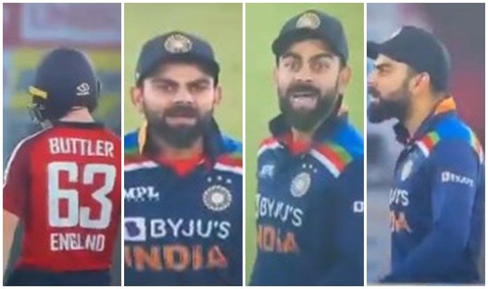Virat Kohli Loses Cool on Jos Buttler, Indian Captain Gives English Batsman Fiery Send-Off During 5th T20I | WATCH VIDEO