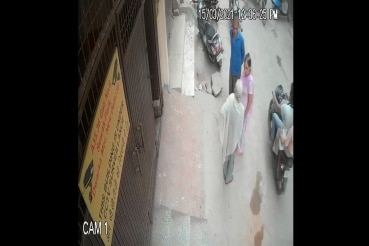 Caught on Camera: Elderly Woman Dies on Spot After Son Slaps Her Over Argument